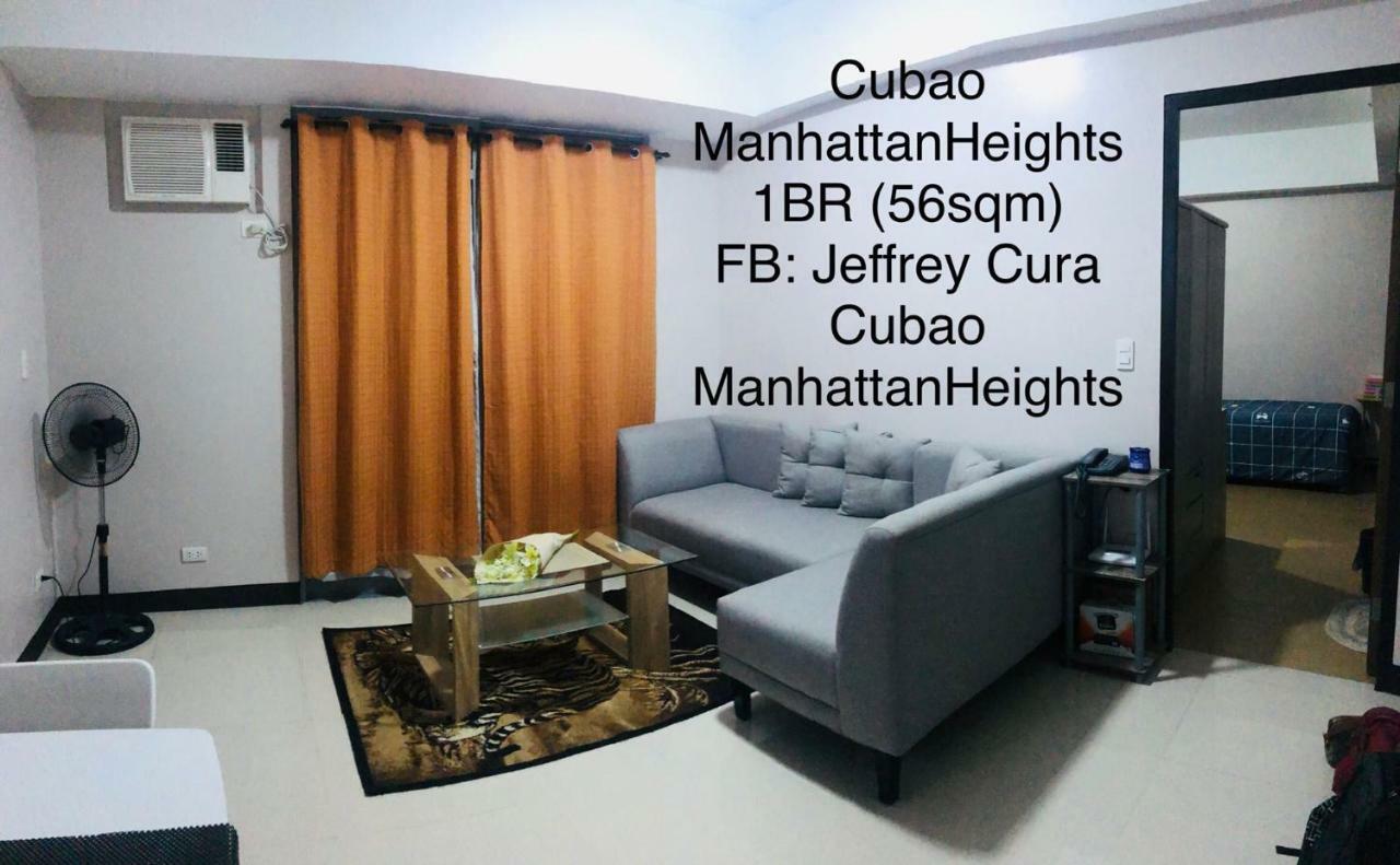 Cubao Manhattanheights Unit 7Ef Tower B, 1Br 马尼拉 外观 照片